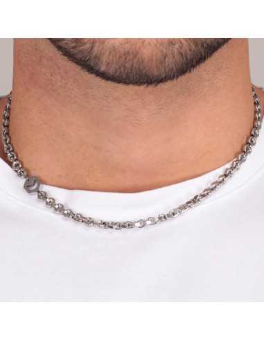Collana SECTOR uomo Energy acciaio lucido