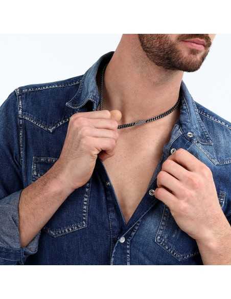 Collana SECTOR uomo Energy acciaio vintage
