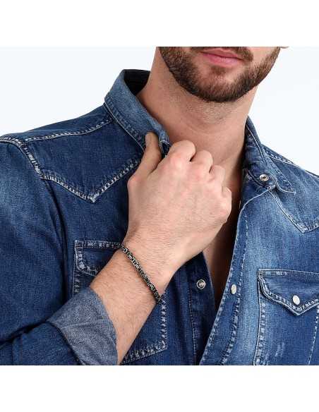 Bracciale SECTOR uomo Energy chain acciaio vintage (SAFT76)