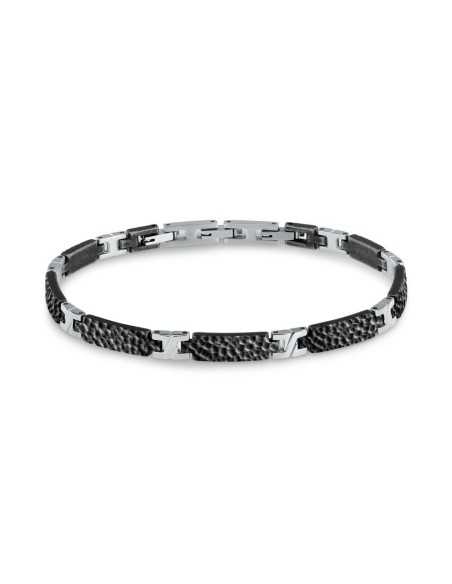 Bracciale SECTOR uomo Energy acciaio / nero