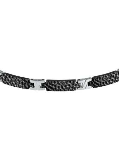Bracciale SECTOR uomo Energy acciaio / nero