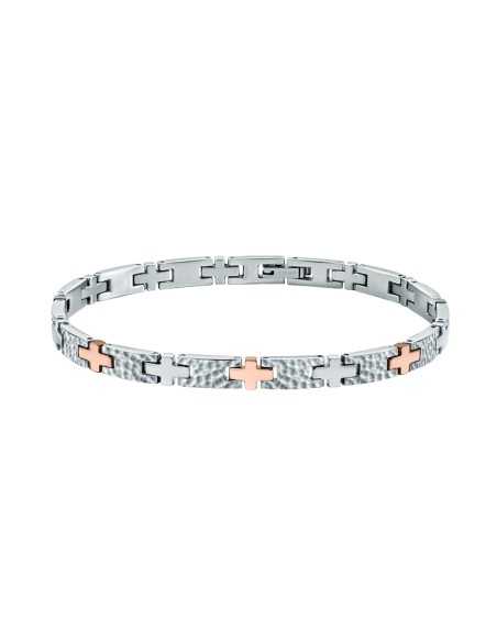 Bracciale SECTOR uomo Energy acciaio / oro rosa