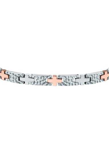 Bracciale SECTOR uomo Energy acciaio / oro rosa