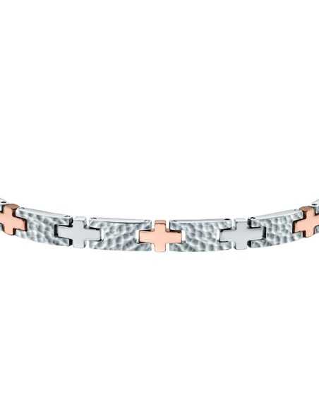 Bracciale SECTOR uomo Energy acciaio / oro rosa
