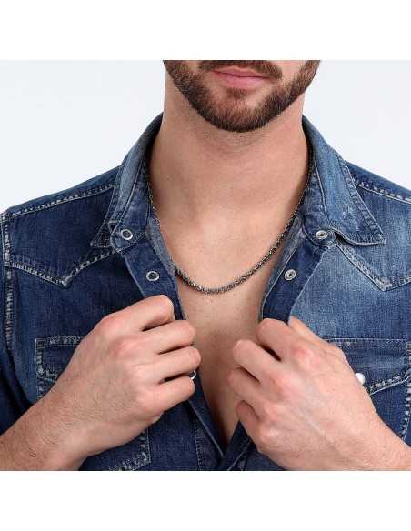 Collana SECTOR uomo Basic acciaio lucido