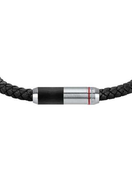 Bracciale SECTOR uomo Bandy nero / fibra di carbonio