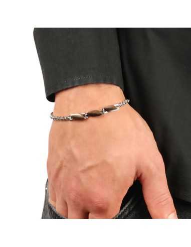 Bracciale MASERATI uomo Signature acciaio / oro...