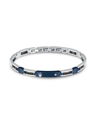 Bracciale MASERATI uomo Ceramic acciaio / blu...