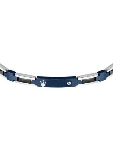 Bracciale MASERATI uomo Ceramic acciaio / blu...