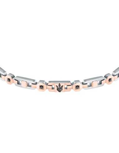 Bracciale MASERATI uomo Iconic acciaio / oro...