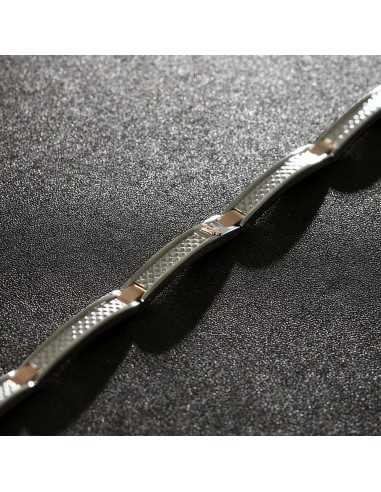 Bracciale MASERATI uomo Iconic acciaio / oro rosa
