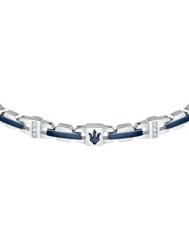 Bracciale MASERATI uomo Iconic acciaio / logo...