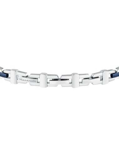 Bracciale MASERATI uomo Iconic acciaio / logo...
