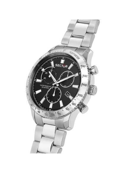 Orologio SECTOR Uomo 270 Cronografo Acciaio Nero