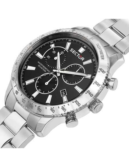 Orologio SECTOR Uomo 270 Cronografo Acciaio Nero