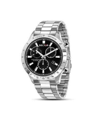 Orologio SECTOR Uomo 270 Cronografo Acciaio Nero