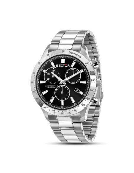 Orologio SECTOR Uomo 270 Cronografo Acciaio Nero