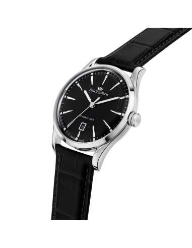 Orologio PHILIP WATCH uomo Sunray datario pelle...