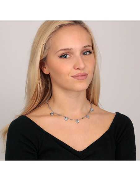 Collana MORELLATO donna Passioni acciaio e cristalli