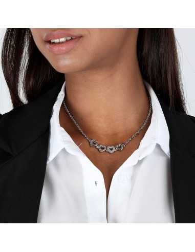 Collana MORELLATO donna Bagliori cuori acciaio...