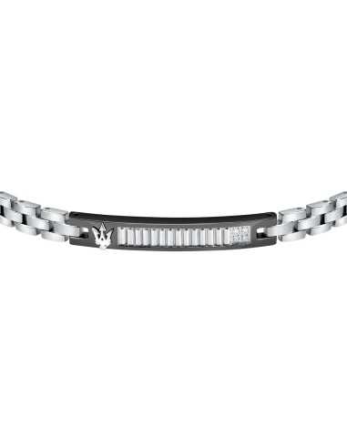 Bracciale MASERATI uomo Diamond acciaio /...