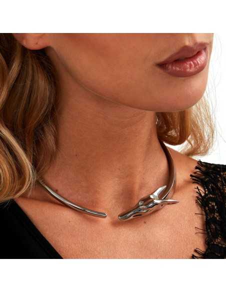 Collana TRUSSARDI donna T-Heritage acciaio