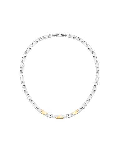 Trussardi Collana Donna Acciaio Bicolore...