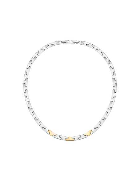 Trussardi Collana Donna Acciaio Bicolore T-Shape (TJAXC02)