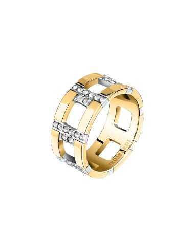 Anello TRUSSARDI donna T-Logo dorato /...
