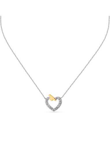 Collana TRUSSARDI donna T-Logo cuore con...