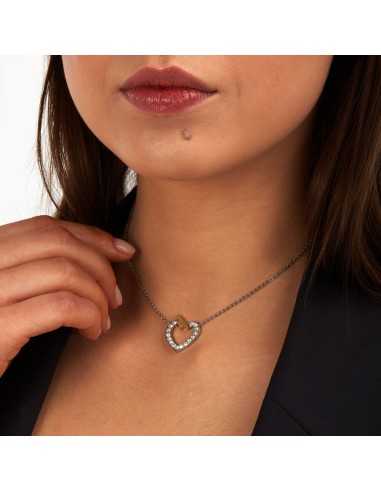 Collana TRUSSARDI donna T-Logo cuore con...