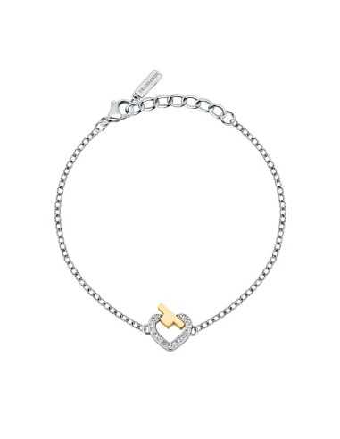 Bracciale TRUSSARDI donna T-Logo cuore con...