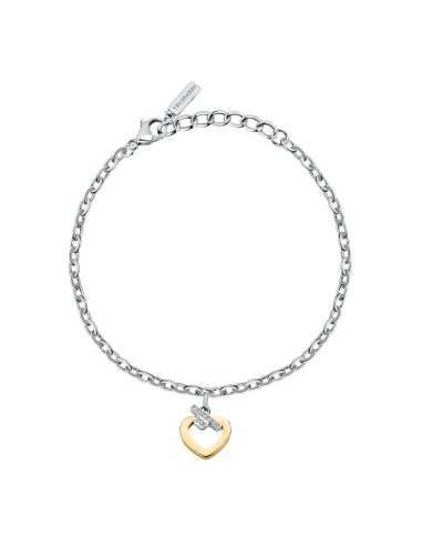 Bracciale TRUSSARDI donna T-Logo acciaio /...