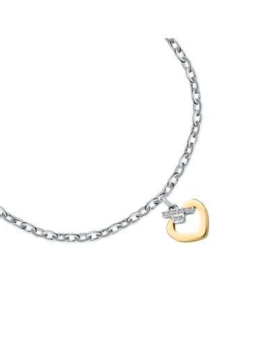 Bracciale TRUSSARDI donna T-Logo acciaio /...