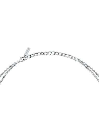 Collana TRUSSARDI donna T-Logo Doppia catena...