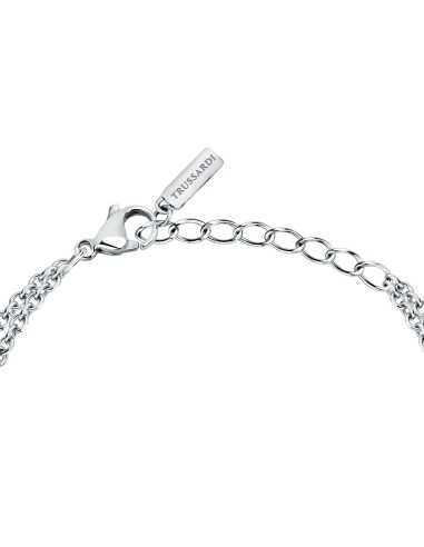 Bracciale TRUSSARDI donna T-Logo Doppia catena...