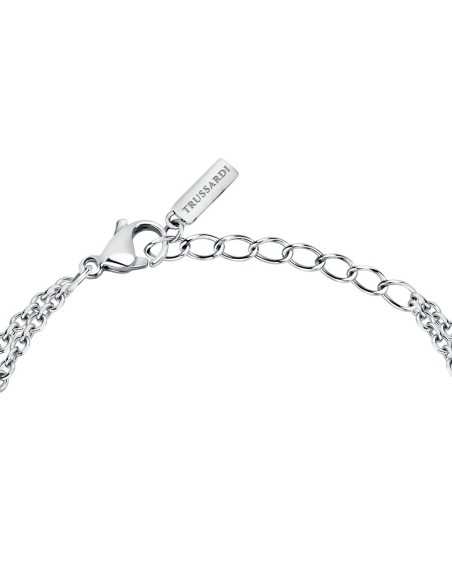 Bracciale TRUSSARDI donna T-Logo Doppia catena (TJAXC64)