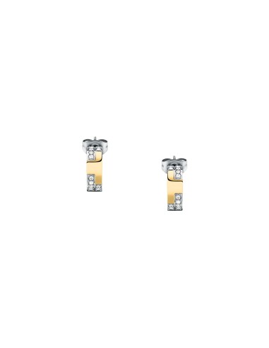 Orecchini TRUSSARDI donna T-Logo bicolore /...
