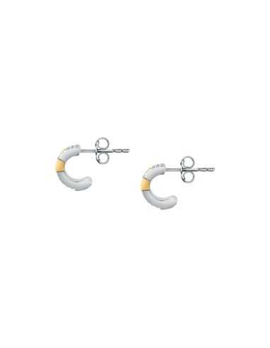 Orecchini TRUSSARDI donna T-Logo bicolore /...