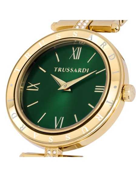 Orologio TRUSSARDI donna T-shiny tempo dorato / verde