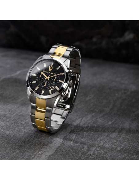Maserati Attrazione – Orologio Uomo Bicolore/Nero Multifunzione (R8853151019)