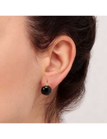Orecchini MORELLATO donna Gemma argento 925 nero / gold