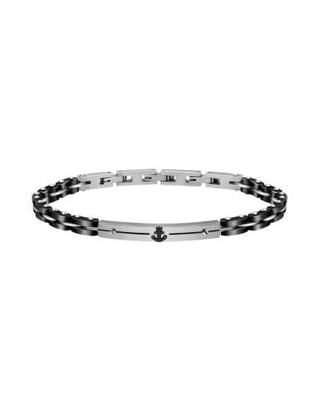Bracciale SECTOR uomo Ceramic nero / ancora