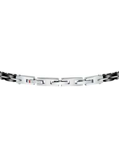 Bracciale SECTOR uomo Ceramic nero / ancora
