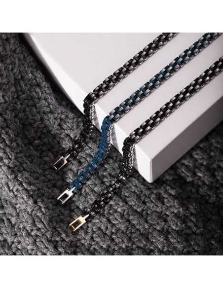 Sector Ceramic – Bracciale Uomo Acciaio Ceramica Blu (SAFR28)