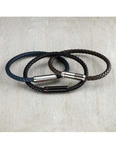 Bracciale SECTOR uomo Bandy pelle marrone /...