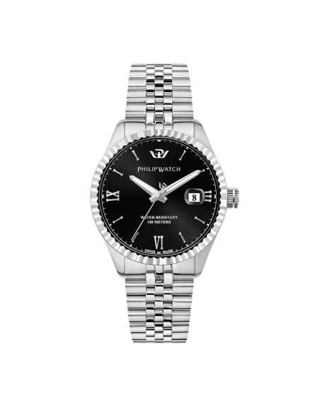Orologio PHILIP WATCH uomo Caribe datario acciaio / nero