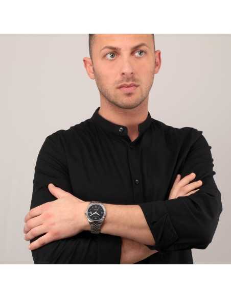 Orologio PHILIP WATCH uomo Caribe datario acciaio / nero