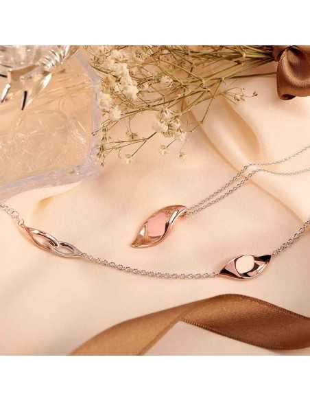 Special Set MORELLATO donna Foglia Collana / Bracciale arg. 925