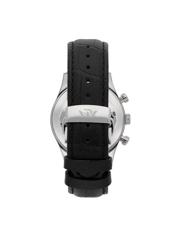 Orologio PHILIP WATCH uomo Sunray crono pelle nero